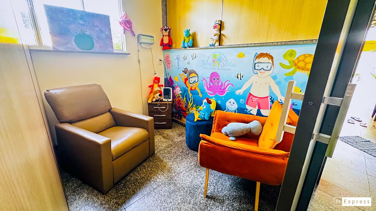 Sala de repouso e descompressão pós-procedimento